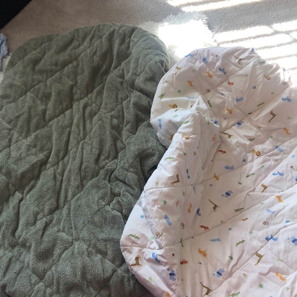 2 changing pad covers